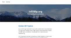 Desktop Screenshot of infil00p.org